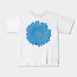 Blue Daisy Flower Kids T-Shirt